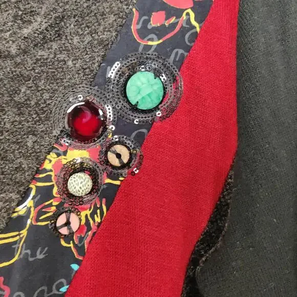 Inti Fashion Women's Hippie Hoodie Tunic Dress Size Medium Bohemian - Picture 4 of 10